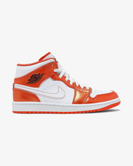 NIKE AIR JORDAN1 MID ELECTRO METALLIC ORANGE -