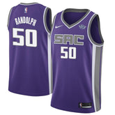 50 - Men's Nike Zach Randolph Purple Sacramento Kings Jersey - Icon Edition
