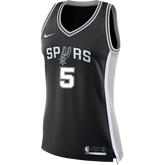 5 - Murray San Antonio Spurs Women's Nike Custom Personalized Icon Swingman Jersey - Black