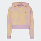 Kids' adidas Graphic Print Crop Hoodie