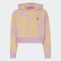 Kids' adidas Graphic Print Crop Hoodie