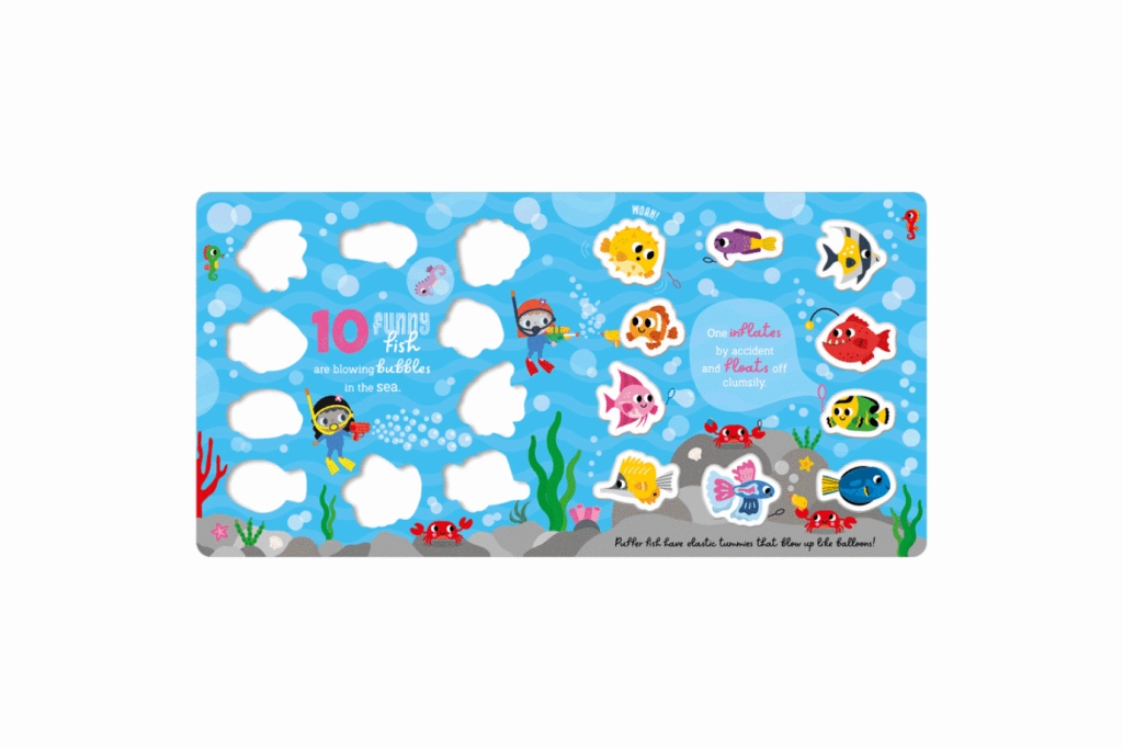 10 Funny Fish Board Book