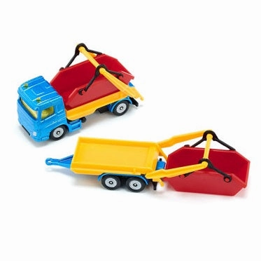1695 Truck with Skip and Trailer