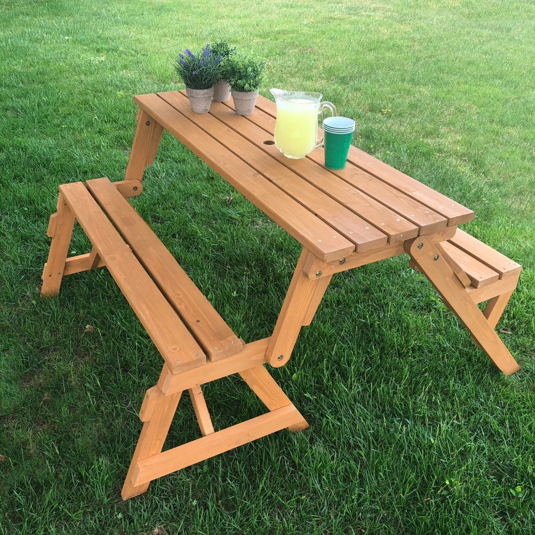2 in 1 Picnic Table and Bench