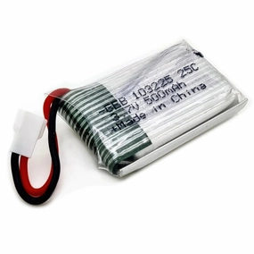 3.7V 500mAh LiPo Rechargeable Battery for RC Drone
