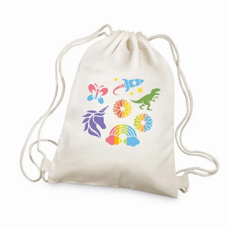 4M - KidzMaker Stencil Backpack Printing
