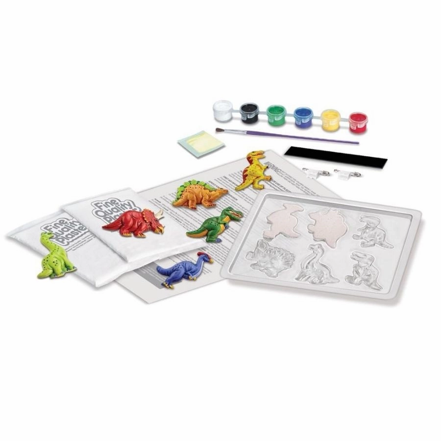 4M - Mould and Paint: Dinosaur Kit