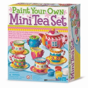 4M - Paint Your Own Mini Tea Set Craft Kit