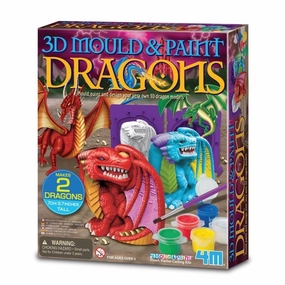 4M Toys - 3D Mould and Paint Dragons