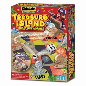 4M Toys - KidzLabs Gamemaker Treasure Island Dig and Play Game