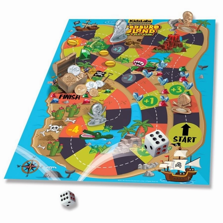 4M Toys - KidzLabs Gamemaker Treasure Island Dig and Play Game