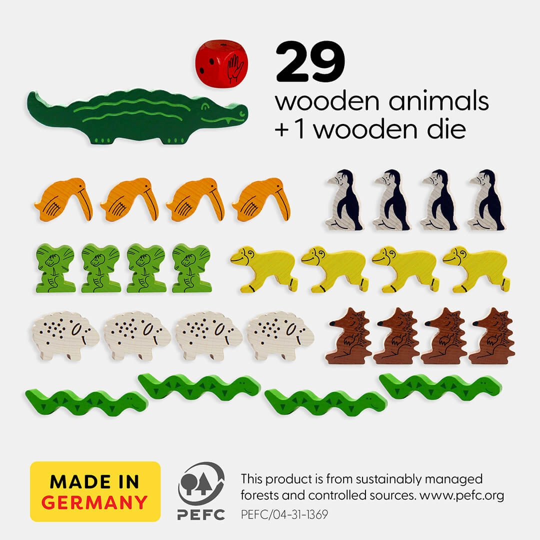 Animal Upon Animal Stacking Game