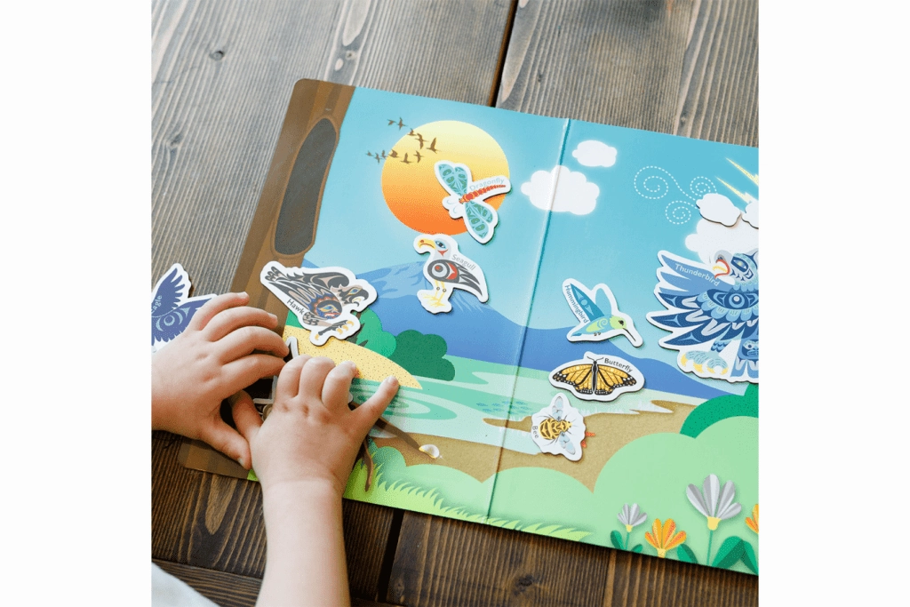 Animals of the Salish Sea - Magnetic Play Scene