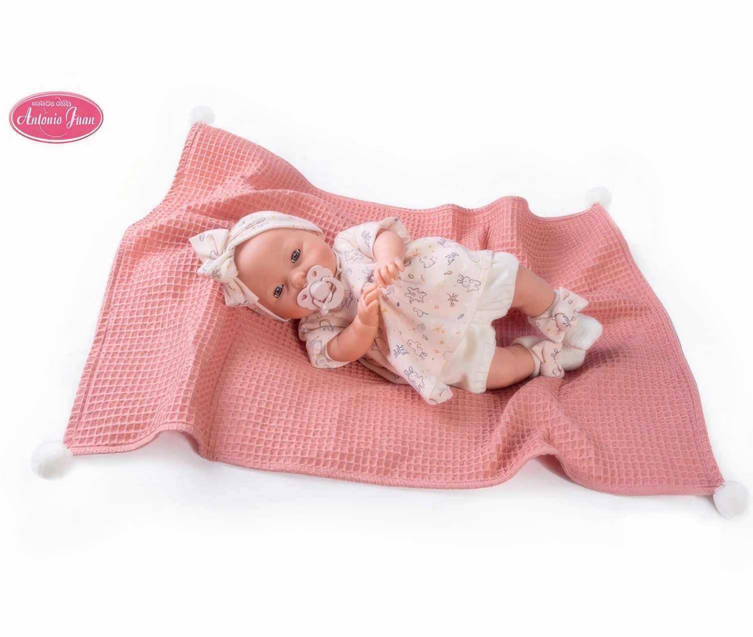 Antonio Juan 14258 - Bimba Tears Doll 37cm with Spring Blanket