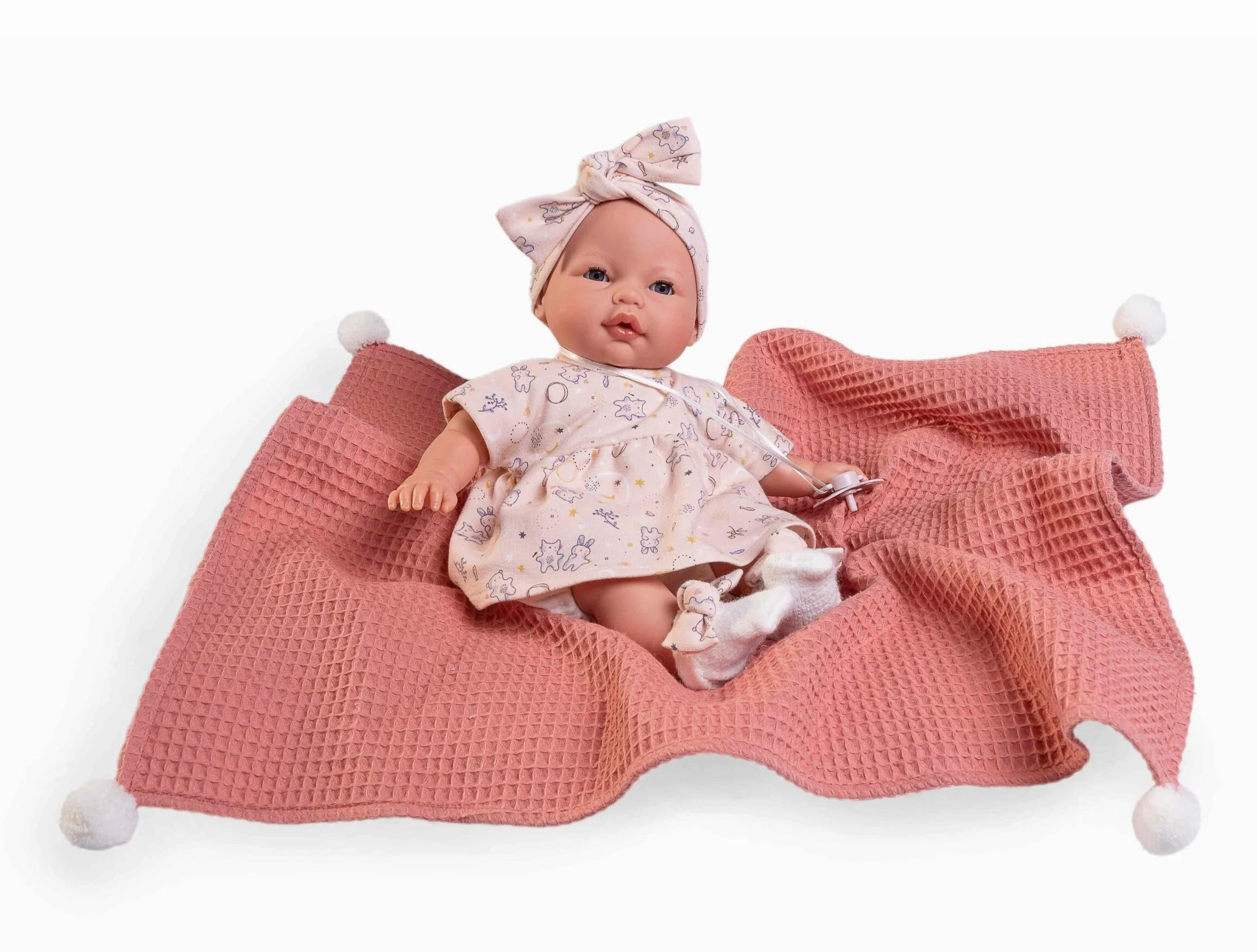 Antonio Juan 14258 - Bimba Tears Doll 37cm with Spring Blanket