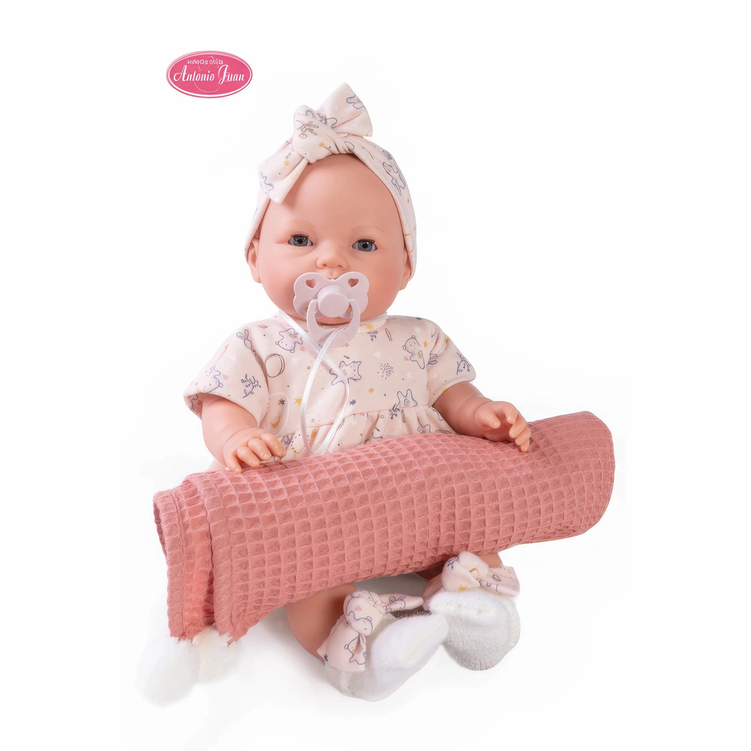 Antonio Juan 14258 - Bimba Tears Doll 37cm with Spring Blanket