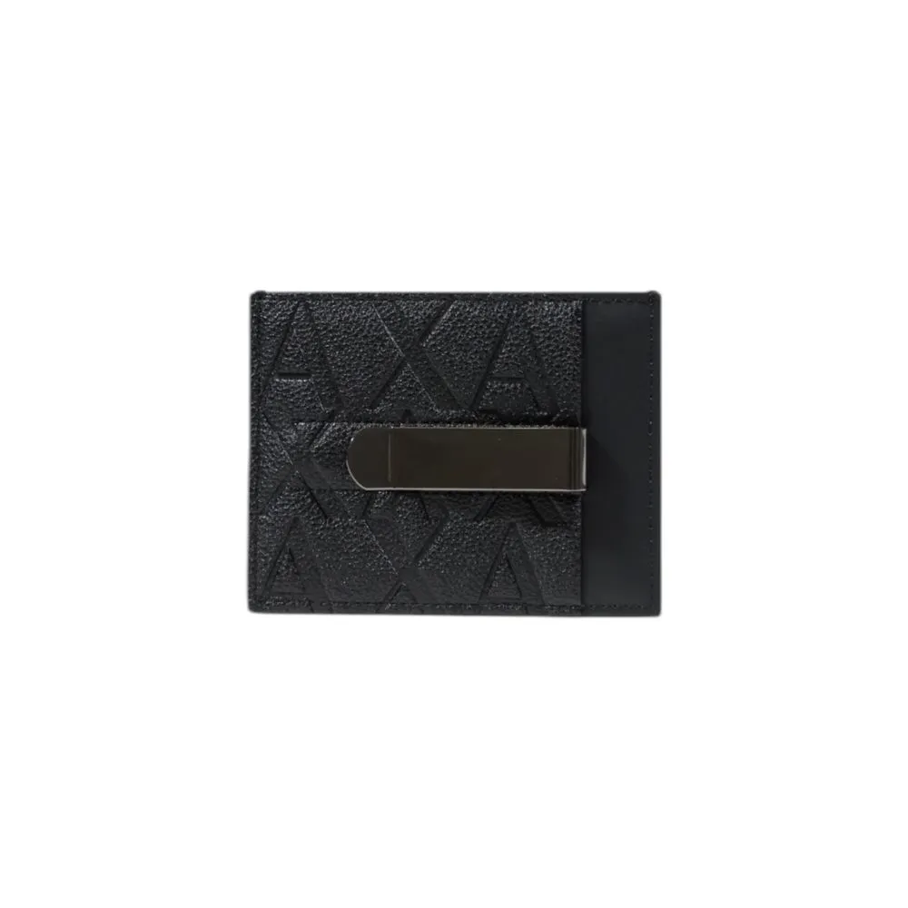Armani Exchange Black Polyester Wallet