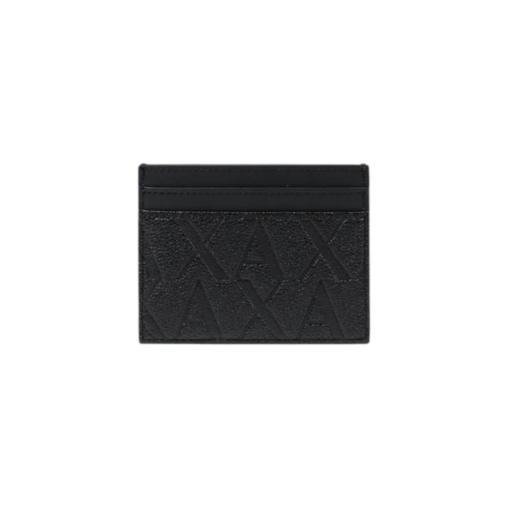 Armani Exchange Black Polyester Wallet