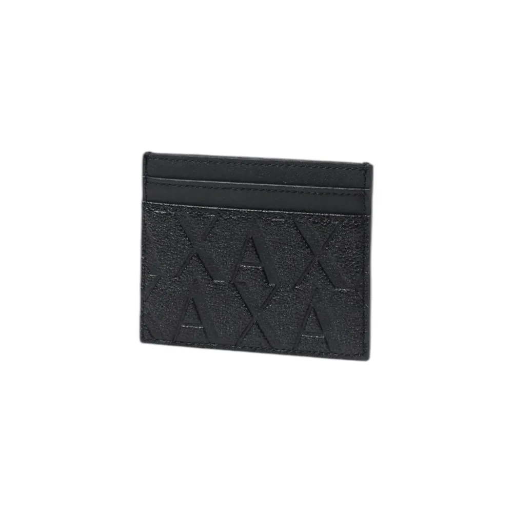 Armani Exchange Black Polyester Wallet