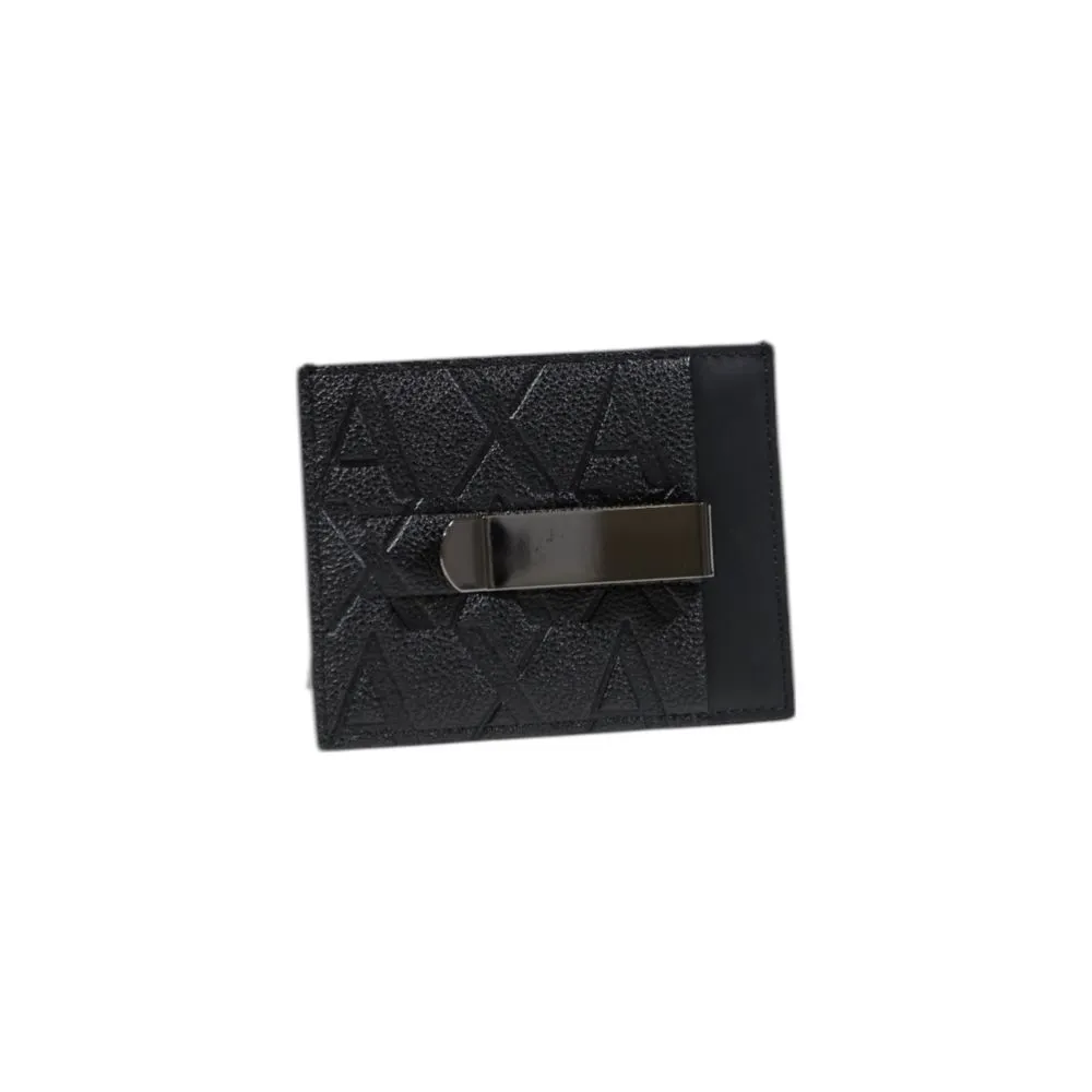 Armani Exchange Black Polyester Wallet