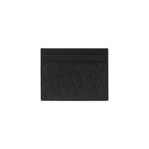 Armani Exchange Black Polyester Wallet
