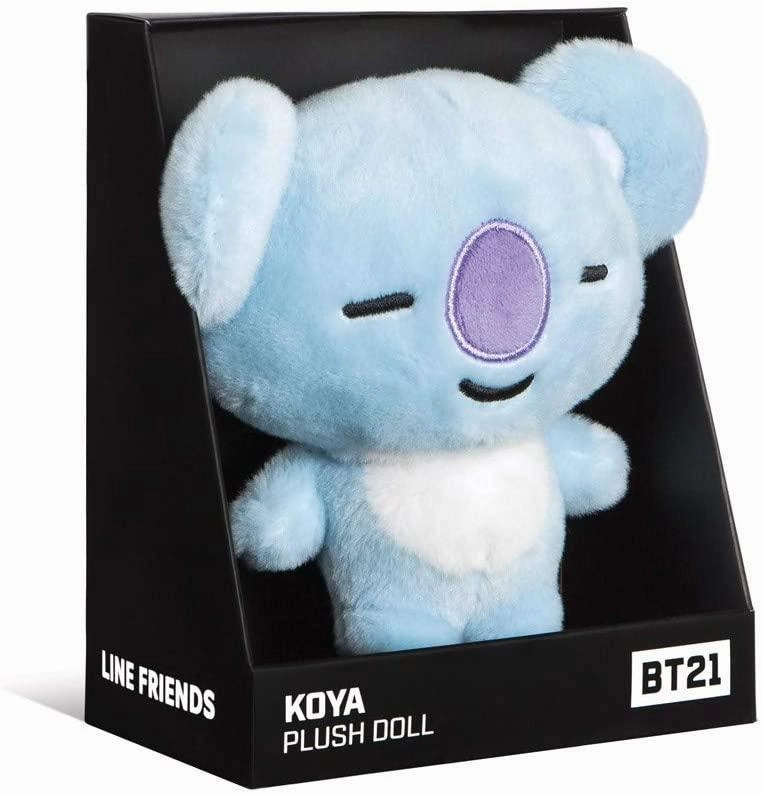 AURORA BT21 Official Merchandise, KOYA Soft Toy, Small, 61328, Blue