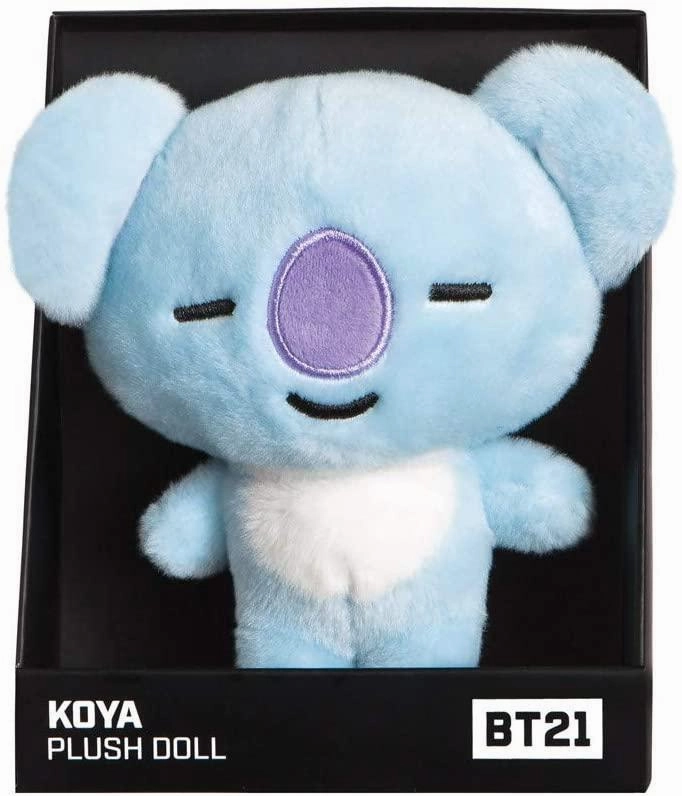 AURORA BT21 Official Merchandise, KOYA Soft Toy, Small, 61328, Blue