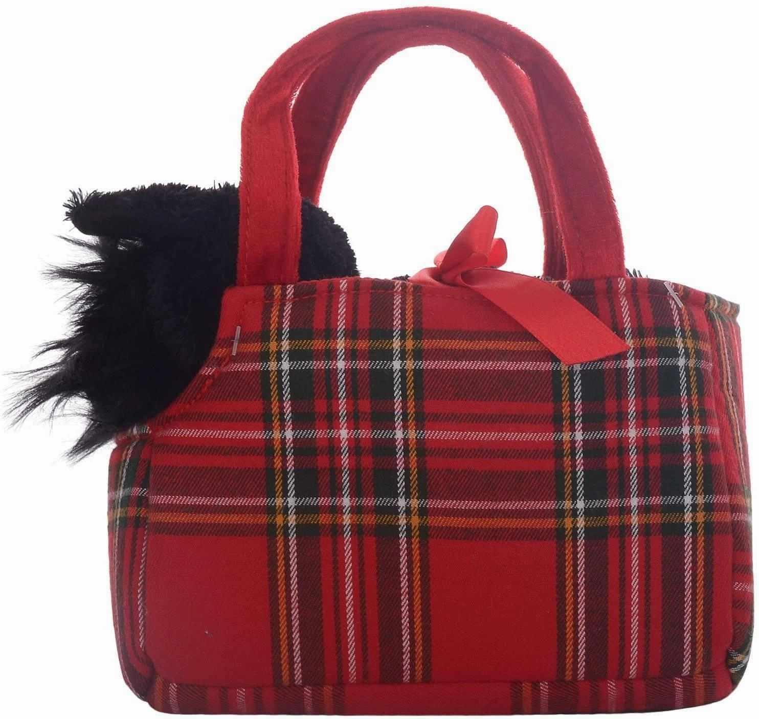 AURORA Fancy Pals Scottie in Tartan Bag