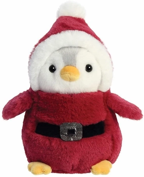 AURORA PomPom Penguin Santa 7-inch Soft Toy