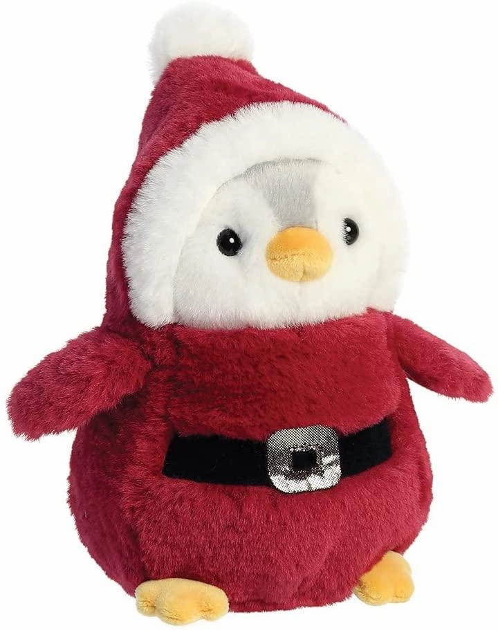 AURORA PomPom Penguin Santa 7-inch Soft Toy