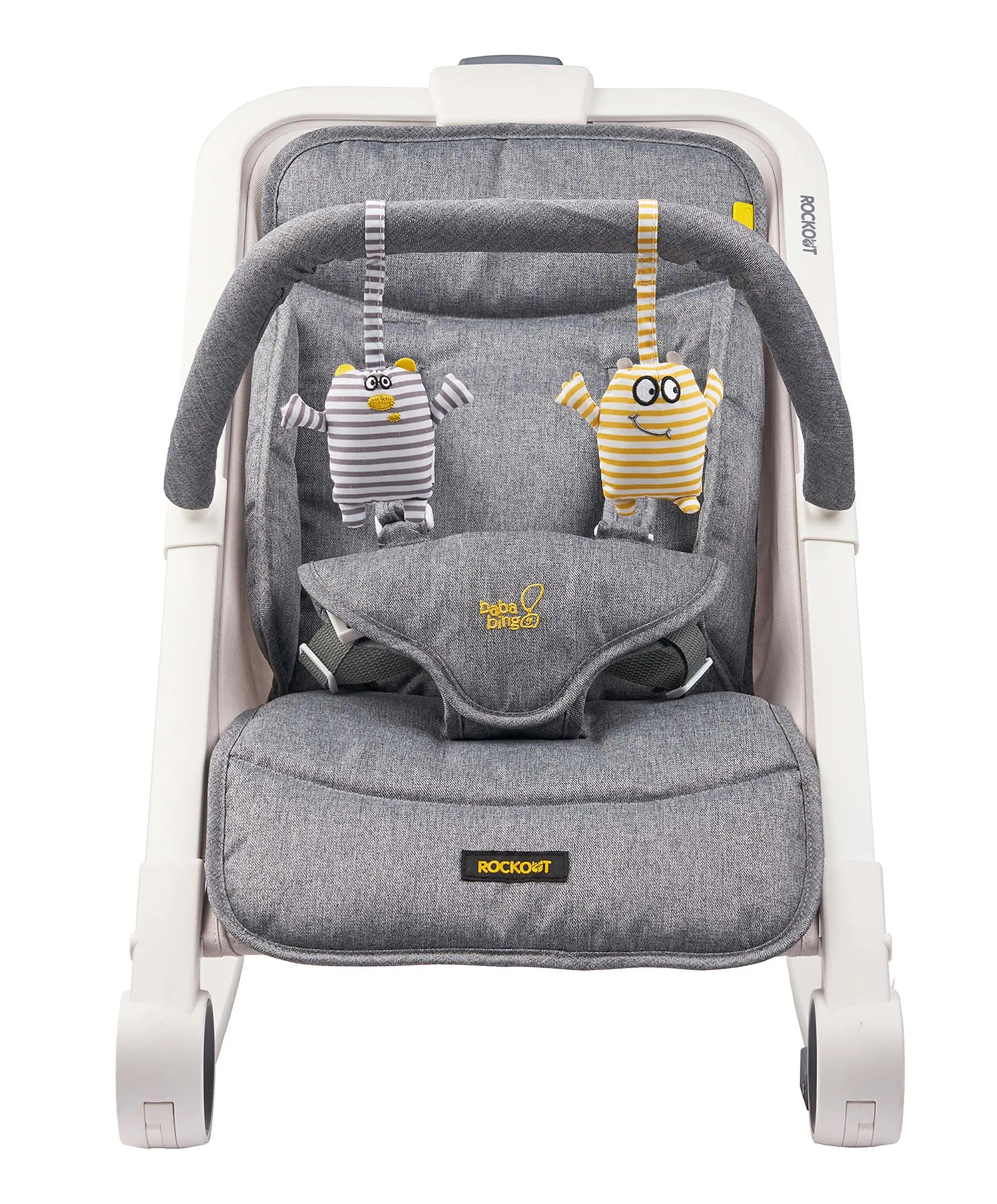 Bababing Rockout Baby Rocker - Grey Marl