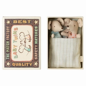Baby Mouse Twins in a Matchbox
