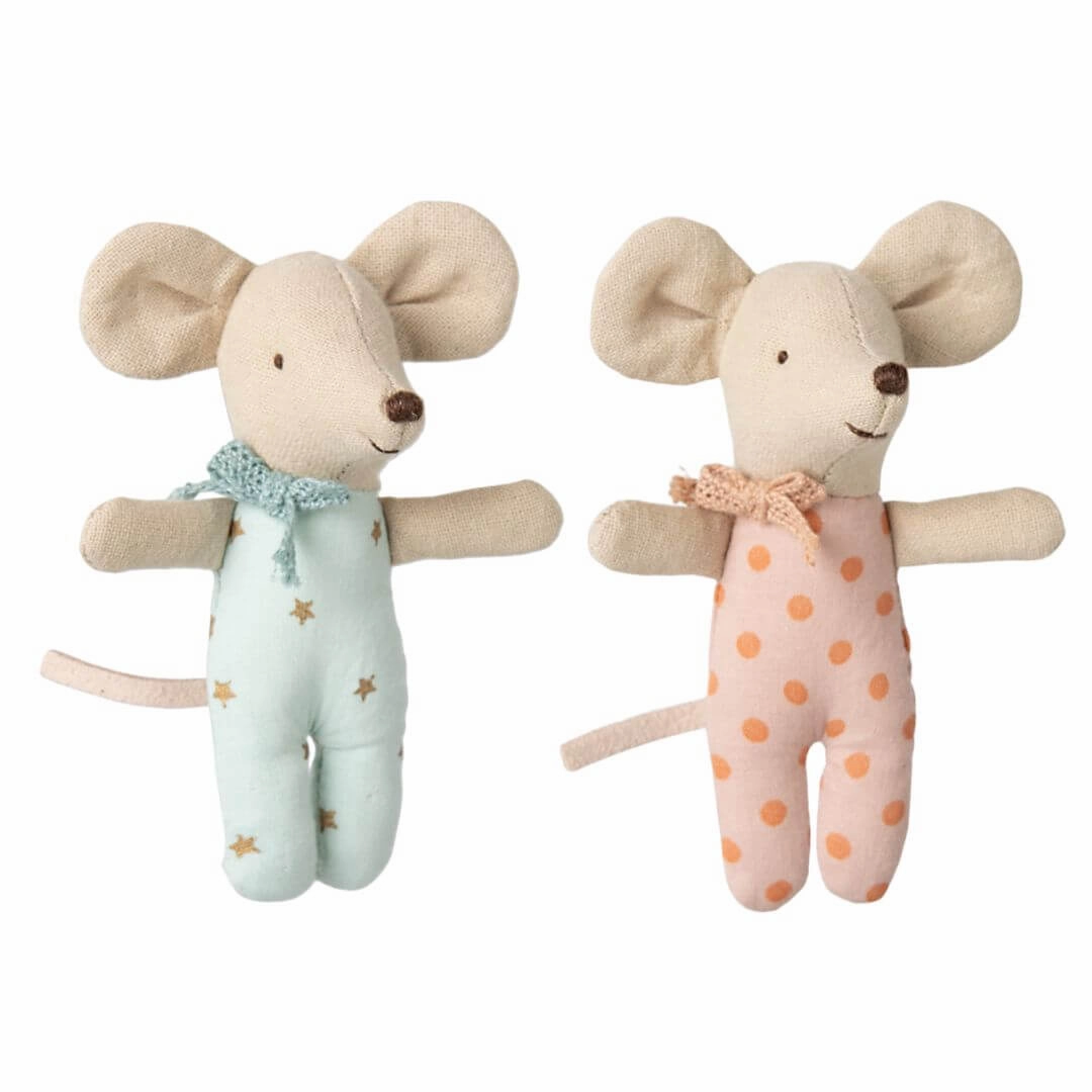 Baby Mouse Twins in a Matchbox