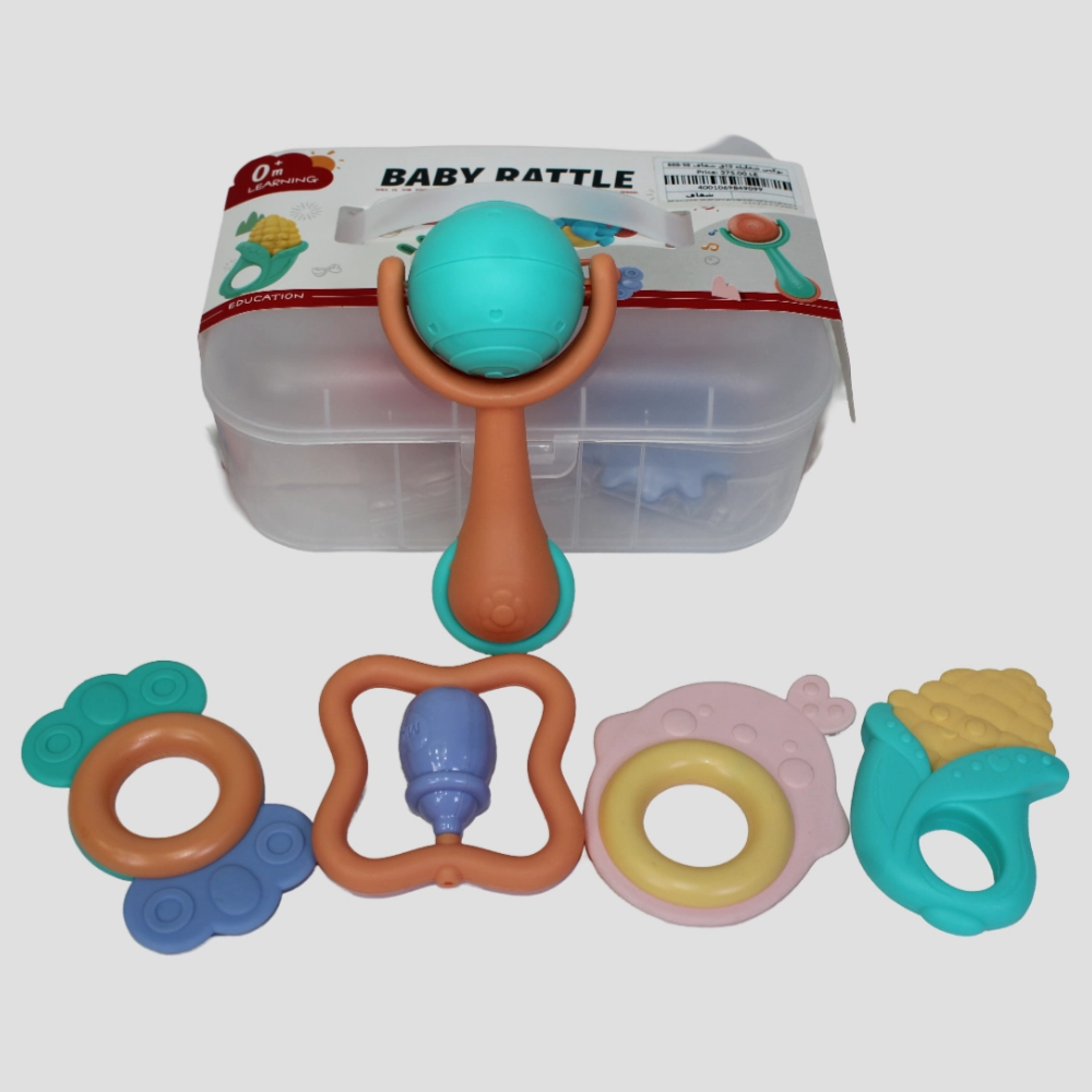 Baby Rattle Box  10 Pieces - Transparent