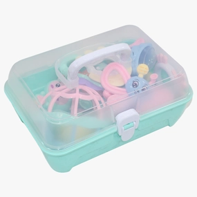 Baby Rattle Box  10 Pieces  Mint