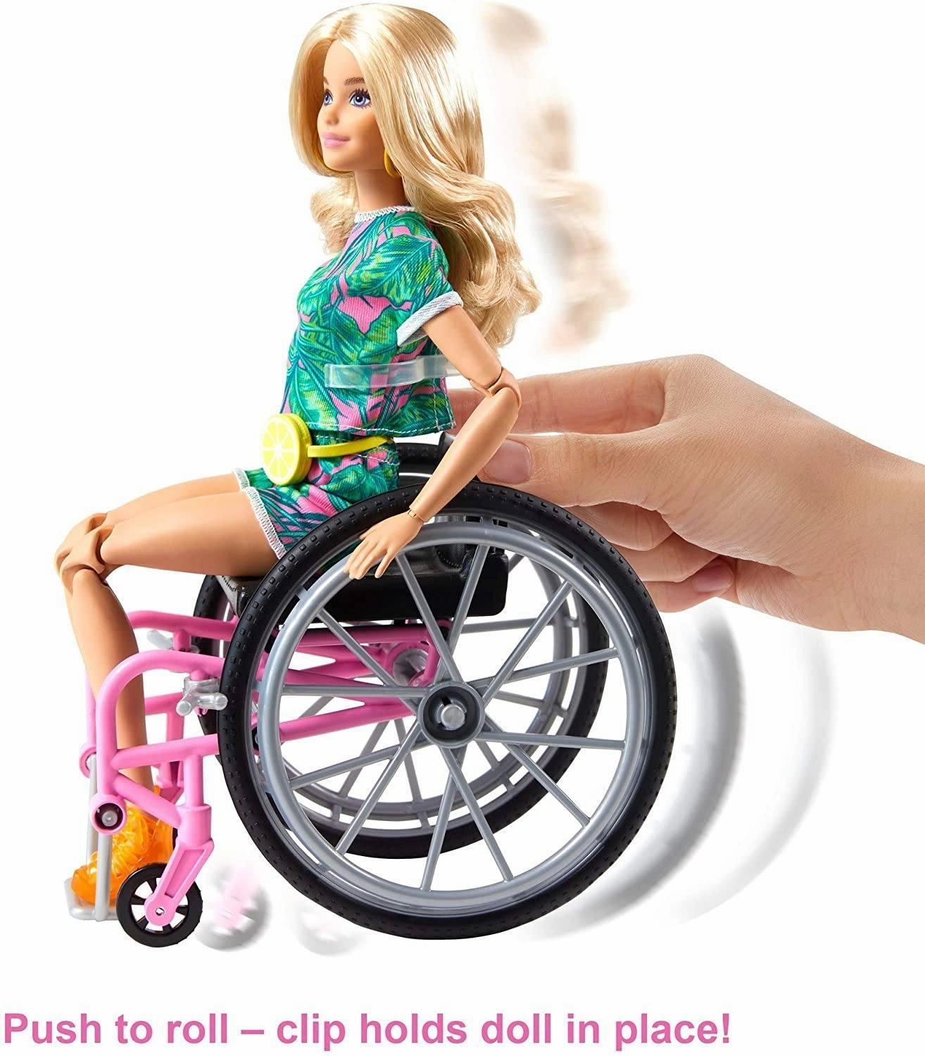 Barbie Fashionistas 14cm Doll Caucasian With Wheelchair