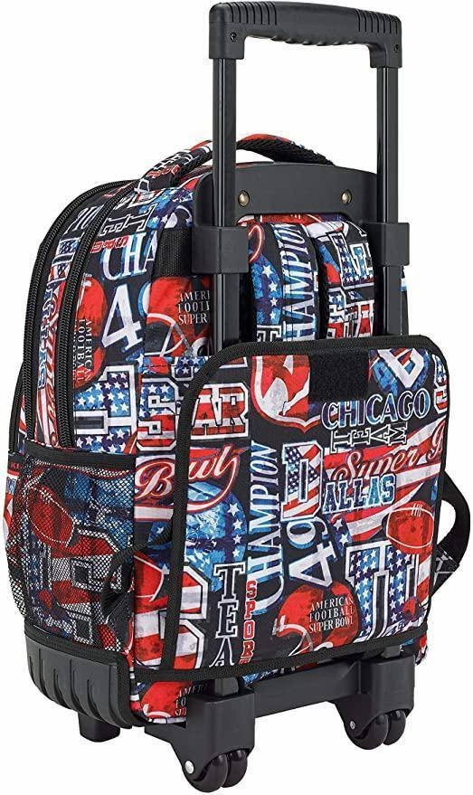 Blackfit8 Super Bowl School Bag With Trolley 45cm