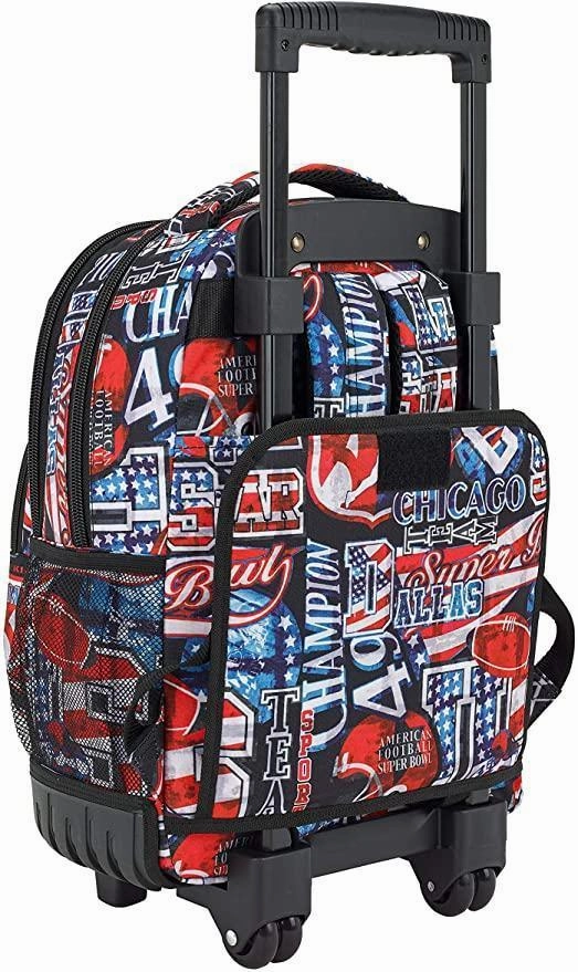 Blackfit8 Super Bowl School Bag With Trolley 45cm