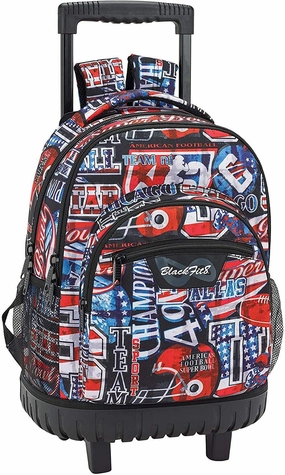 Blackfit8 Super Bowl School Bag With Trolley 45cm