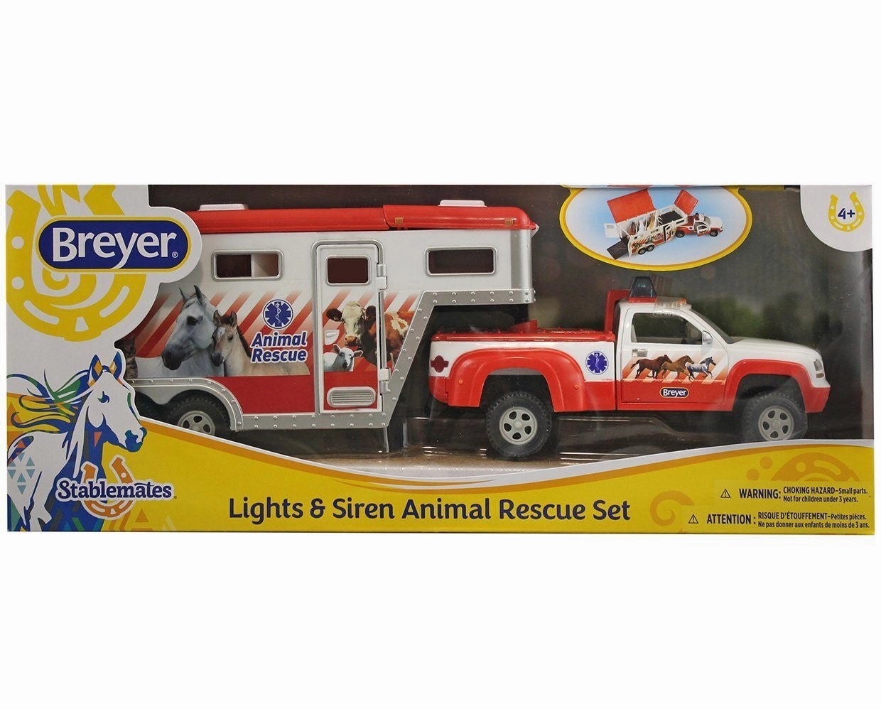 Breyer Stablemate Lights & Siren Animal Rescue Set