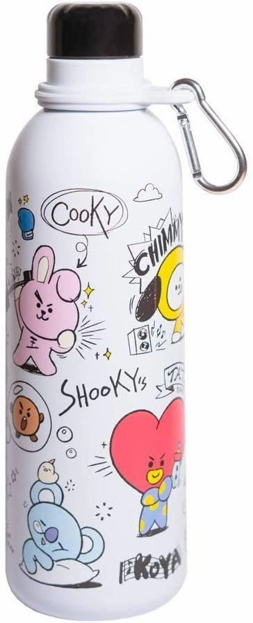 BT21 Metallic Water Bottle - Sports Bottle 500ml