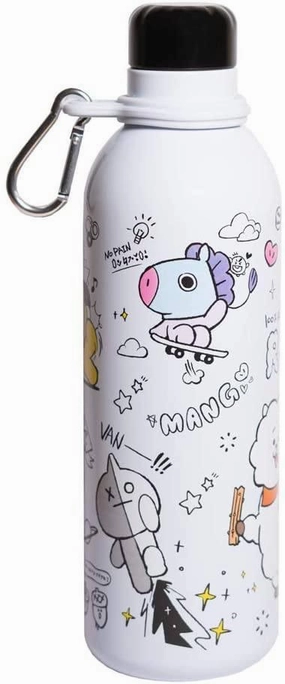BT21 Metallic Water Bottle - Sports Bottle 500ml