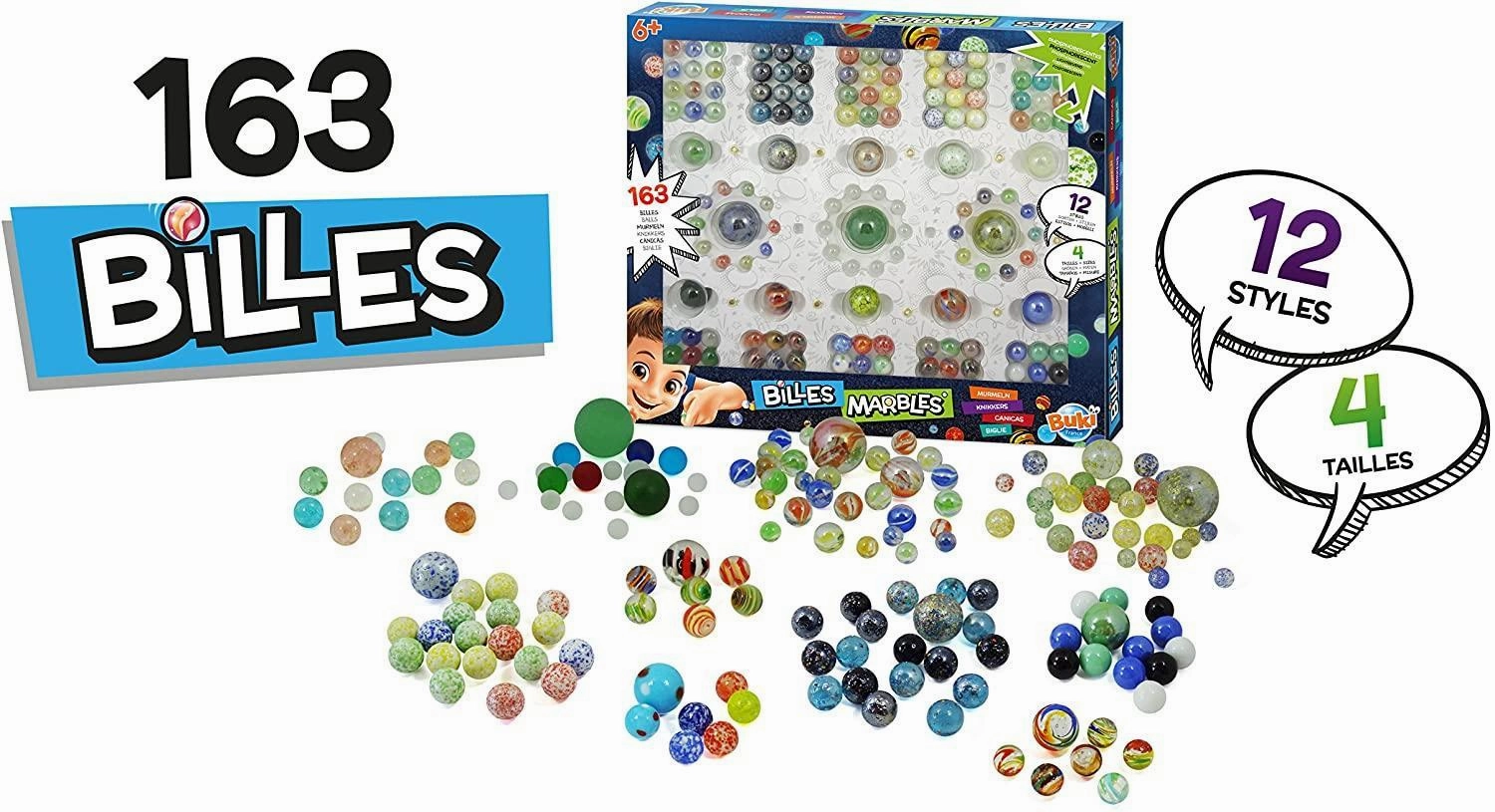BUKI France Box of Marbles