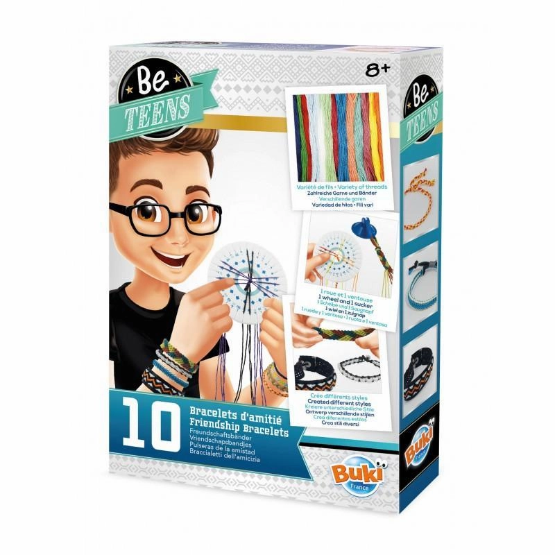 BUKI France Boys Friendship Bracelets Craft Kit