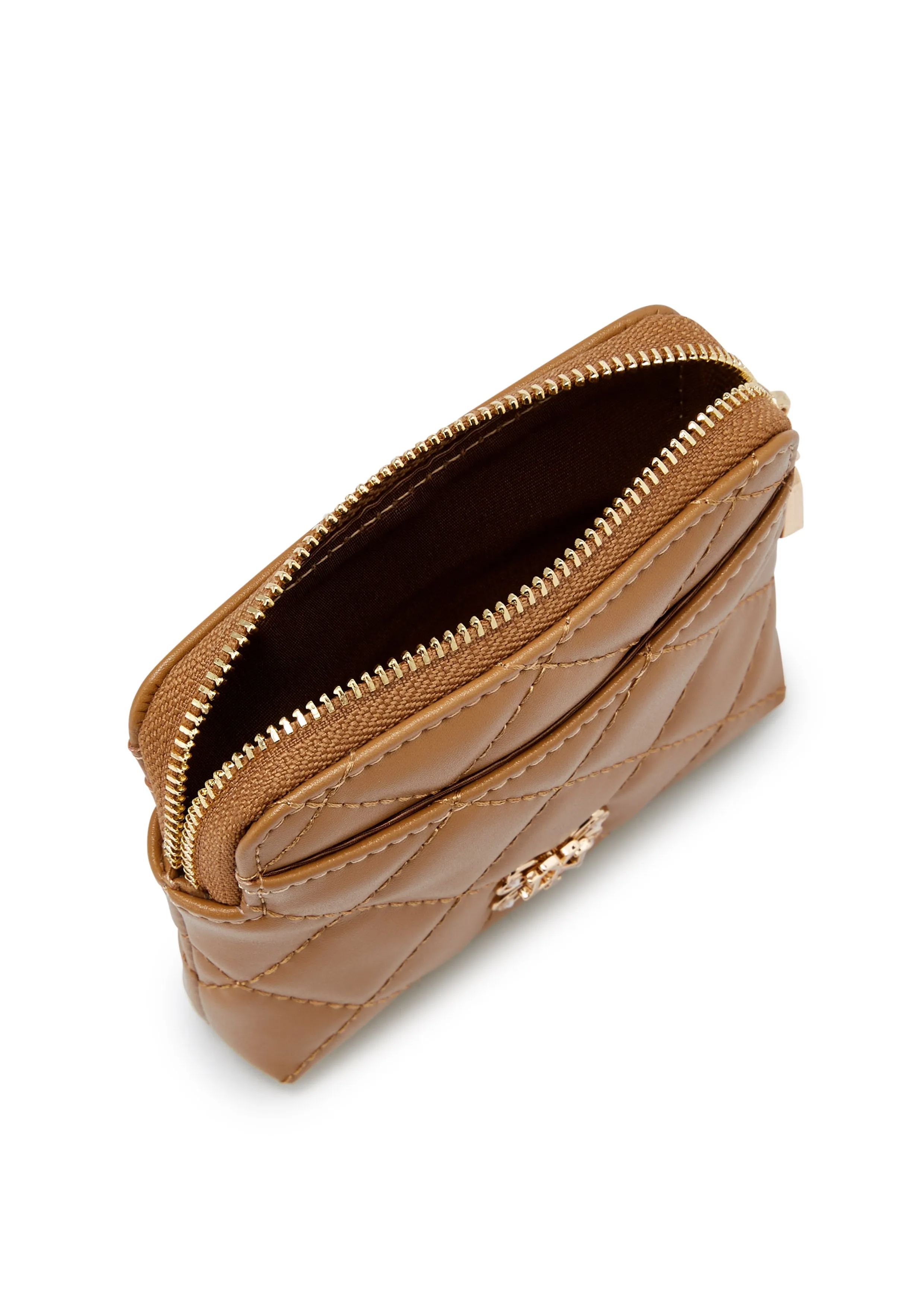 Butterfly Coin Pouch Pocket Brown