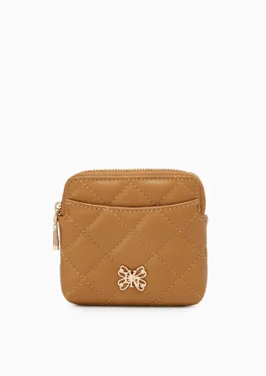 Butterfly Coin Pouch Pocket Brown