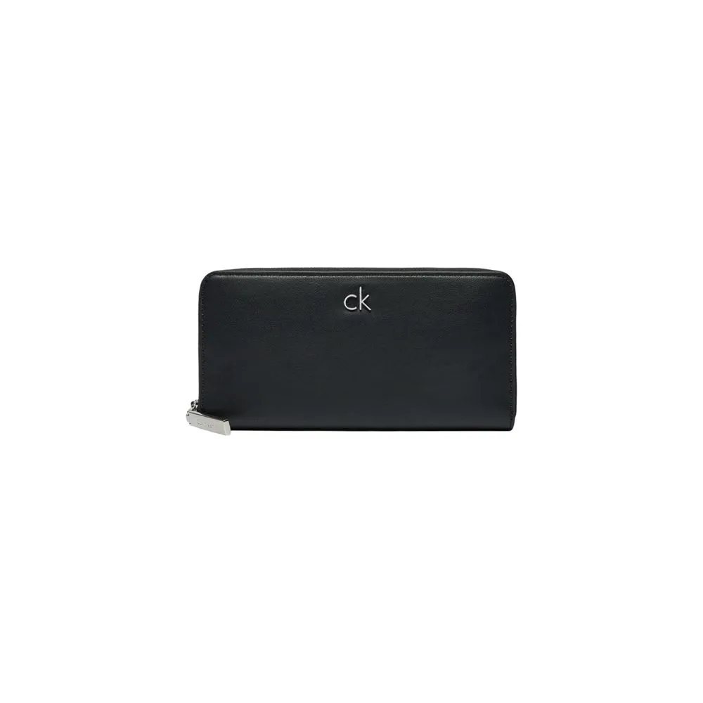 Calvin Klein Black Recycled Polyester Wallet