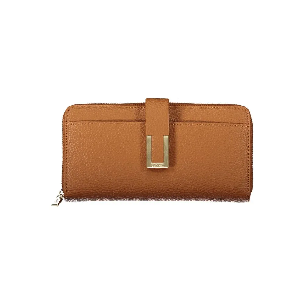 Calvin Klein Brown Polyester Women Wallet