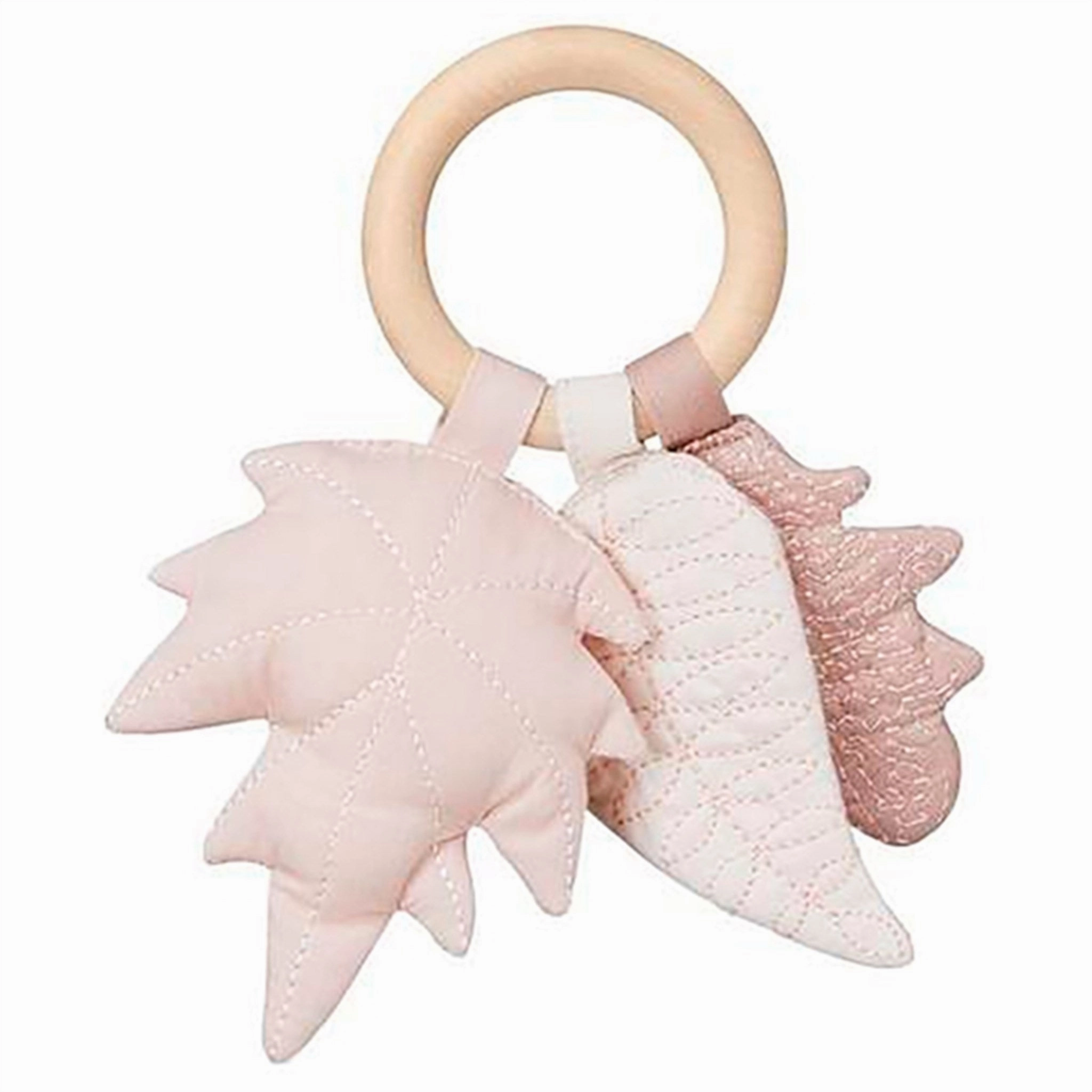 Cam Cam Copenhagen Leaves Rattle Mix Rose