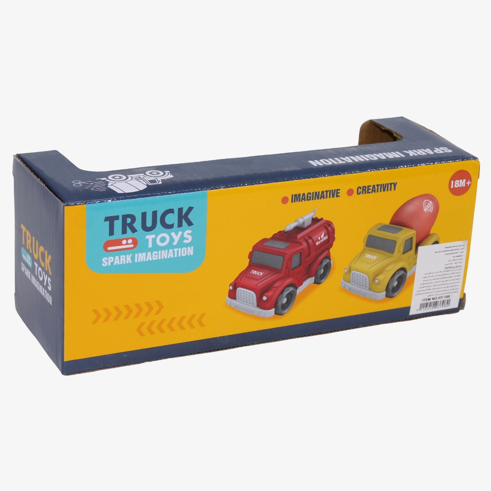 Cartoon Cars - Spark Imagination (Mixer & Truck Set)